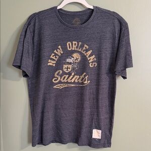 New Orleans Saints Charcoal Tee